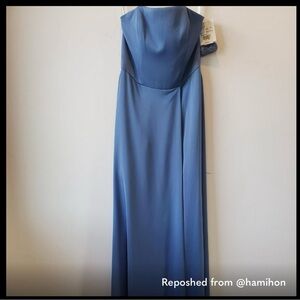 David's Bridal Strapless gown in Small